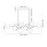 Delian Fixed Pendant Ceiling 10 Light